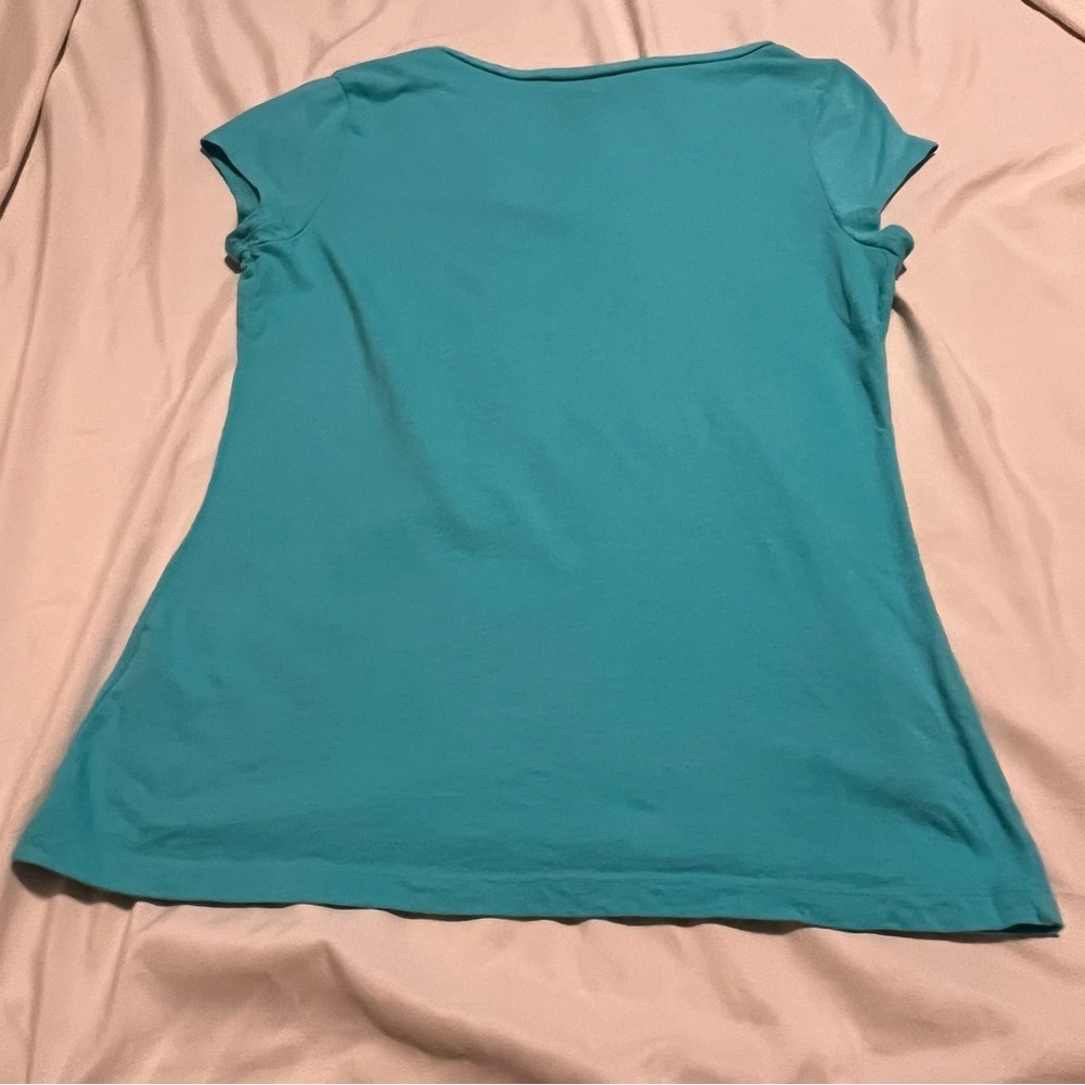 Coca Cola Women's Blue Graphic Tee~V-Neck~XL~100% Cotton - Picture 6 of 6